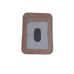 Runbox Brown Leather Minimalist Slim Wallet RFID Blocking